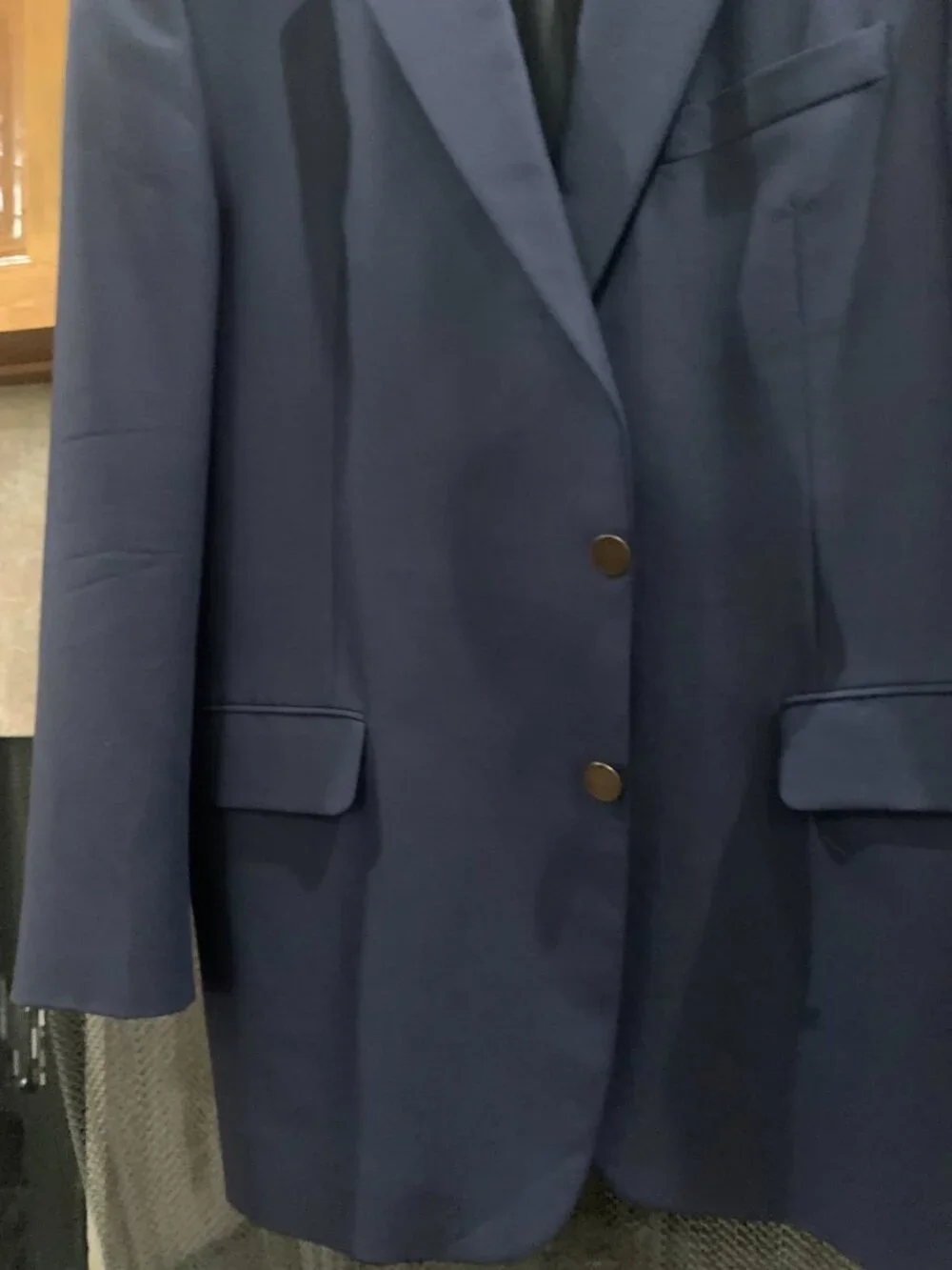 Share Hickey-Freeman Perlis Navy Blazer 42R Pre-Owned